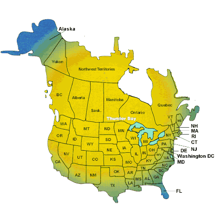 Big Country Internet Service Map Graphic